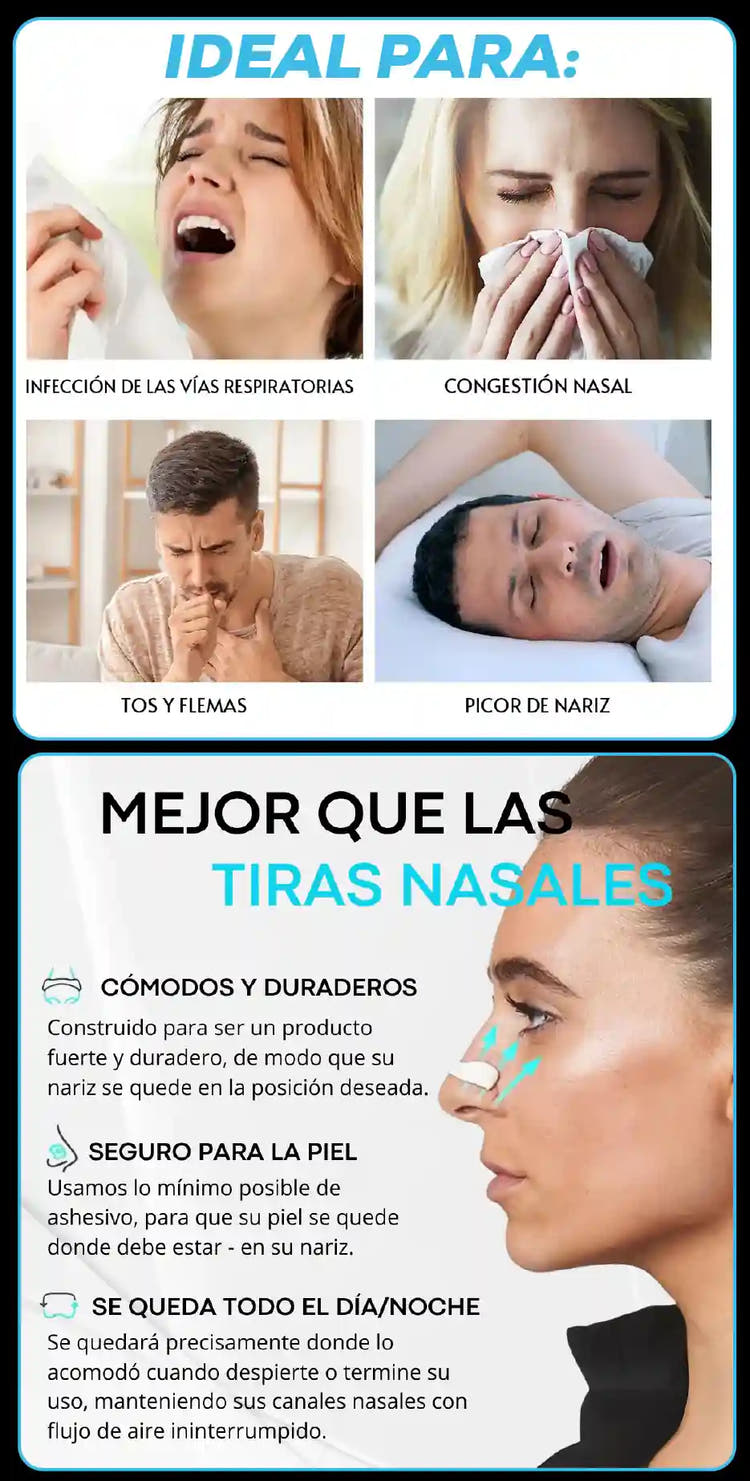 Tiras Nasales Con Imanes