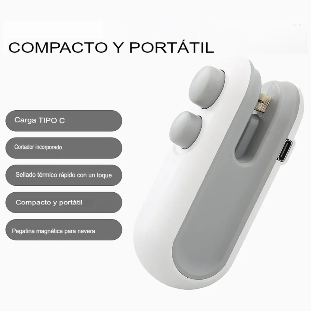 Sellador de bolsas portatil