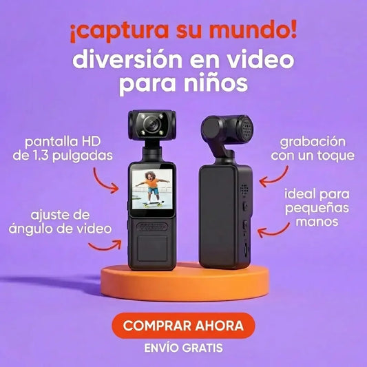 Mini cámara con estabilizador