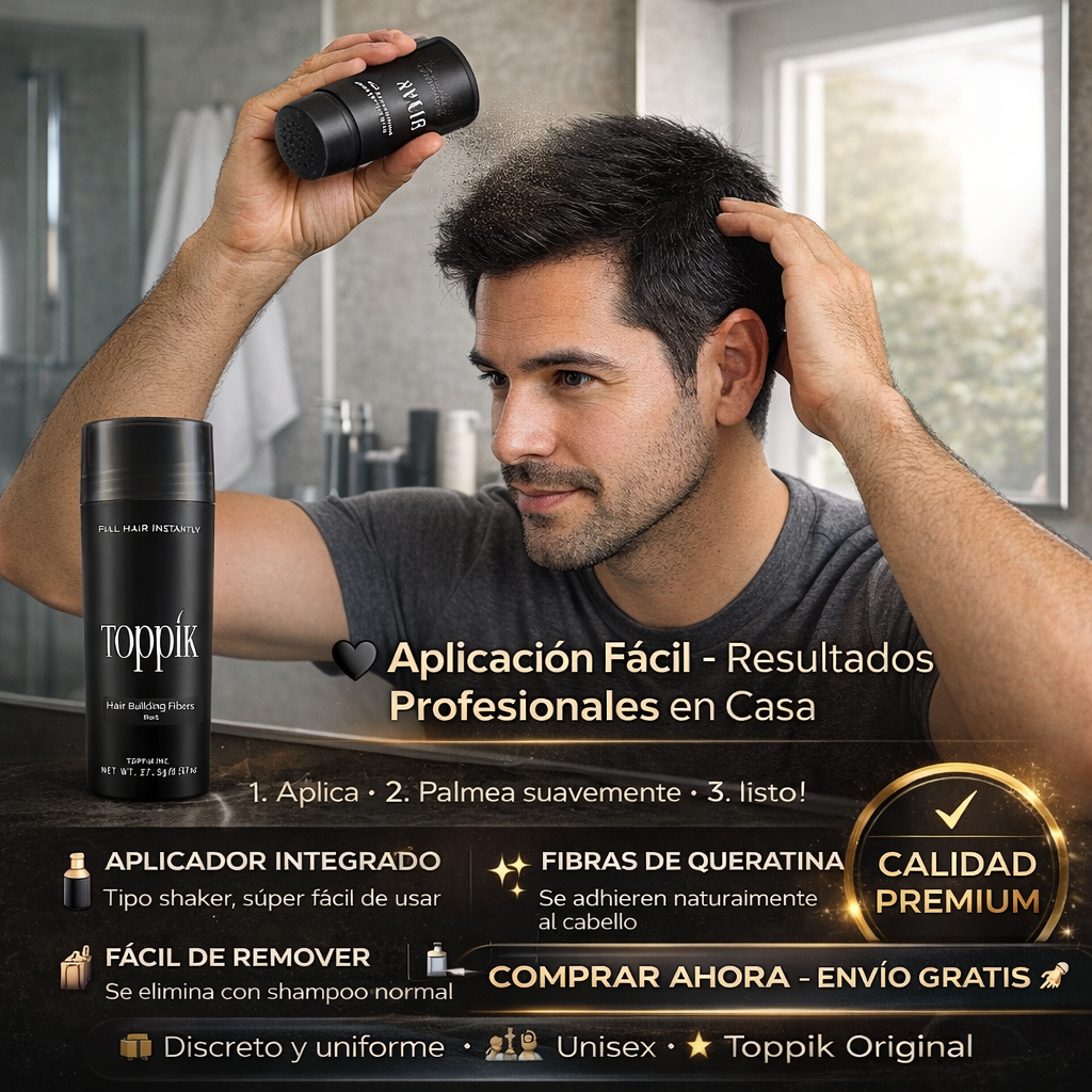 FIBRA CAPILAR TOPPIK.