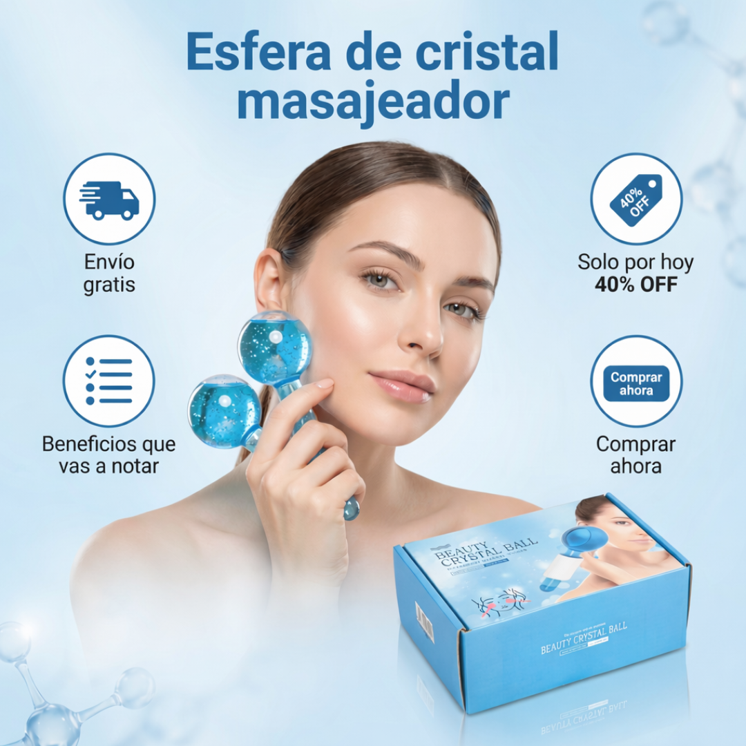 Esfera de cristal masajeador