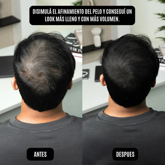 FIBRA CAPILAR para engrosar el cabello.