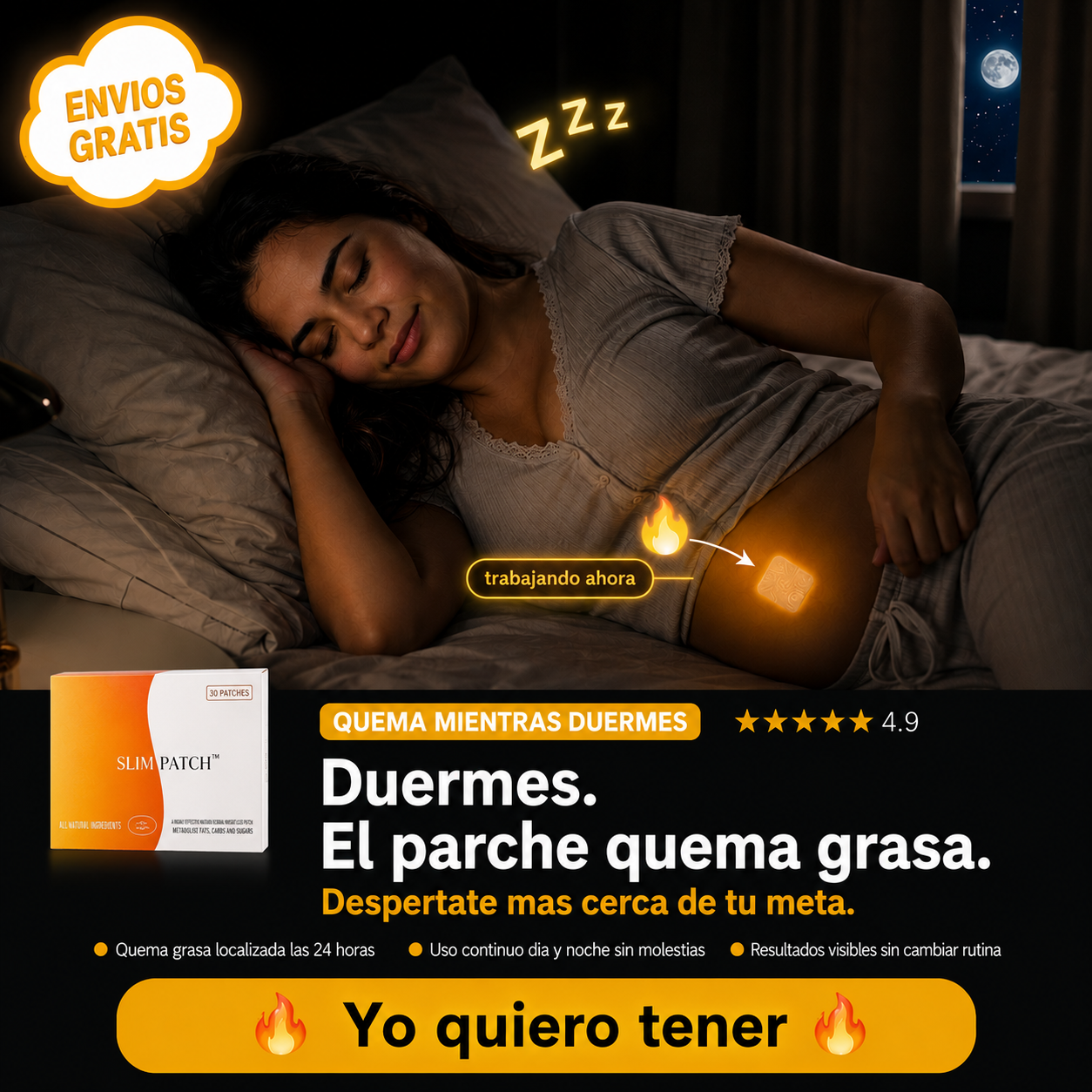 Parche quema grasa